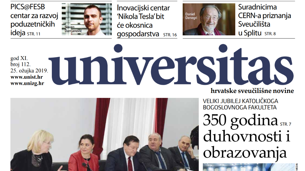 Sveučilišne novine Universitas br. 112 - ožujak/2019